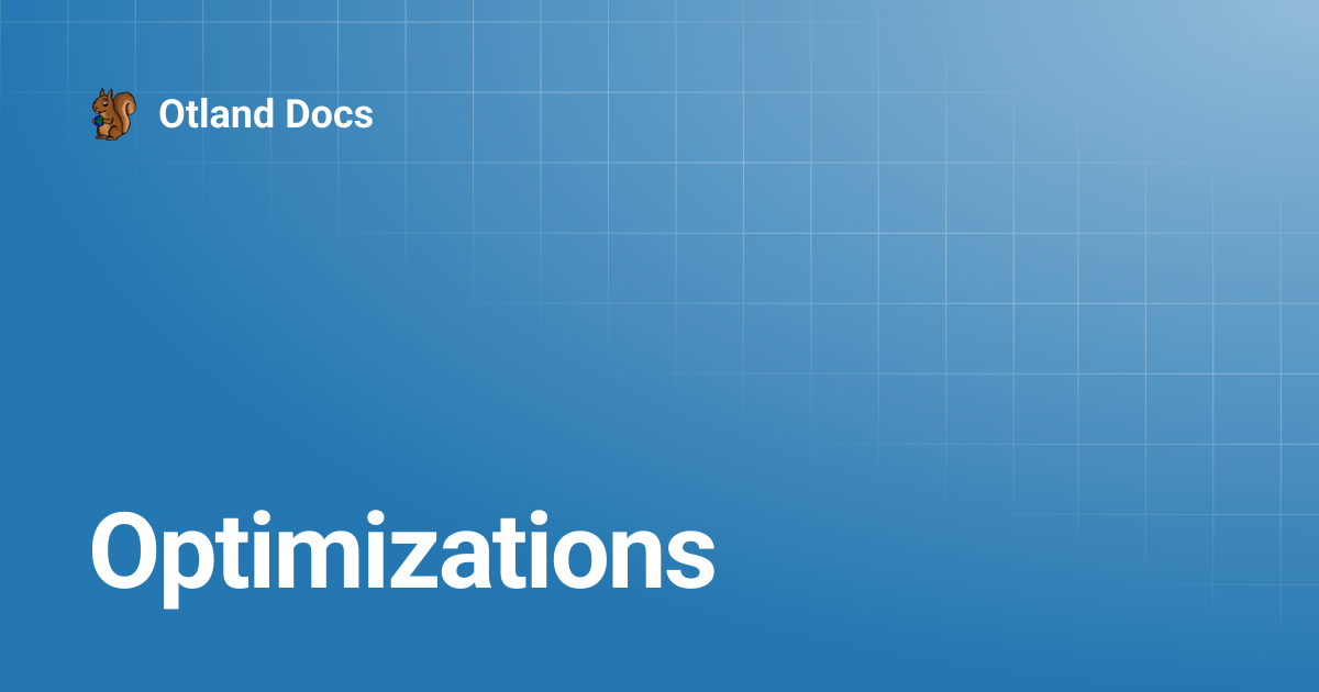 Optimizations | Lua Guide